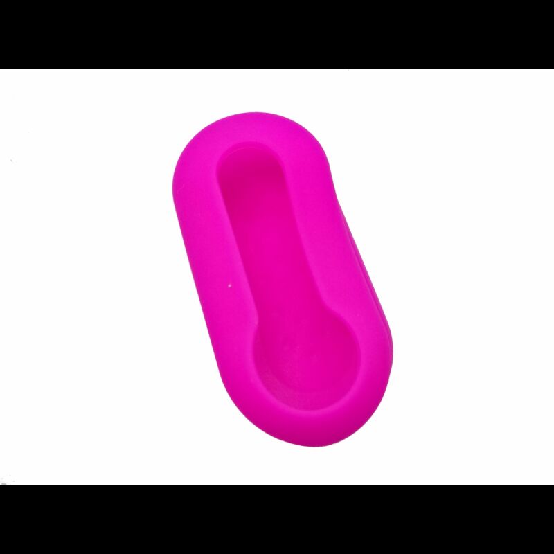 Capa silicone Fiat, flip três botões, rosa