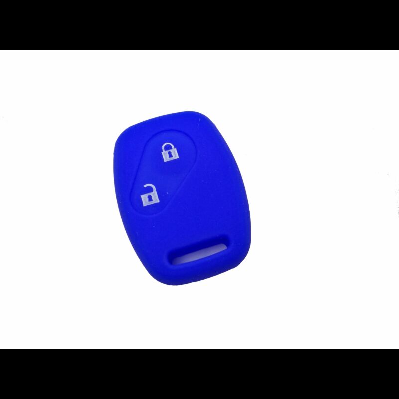 Capa silicone Honda, dois botões, azul