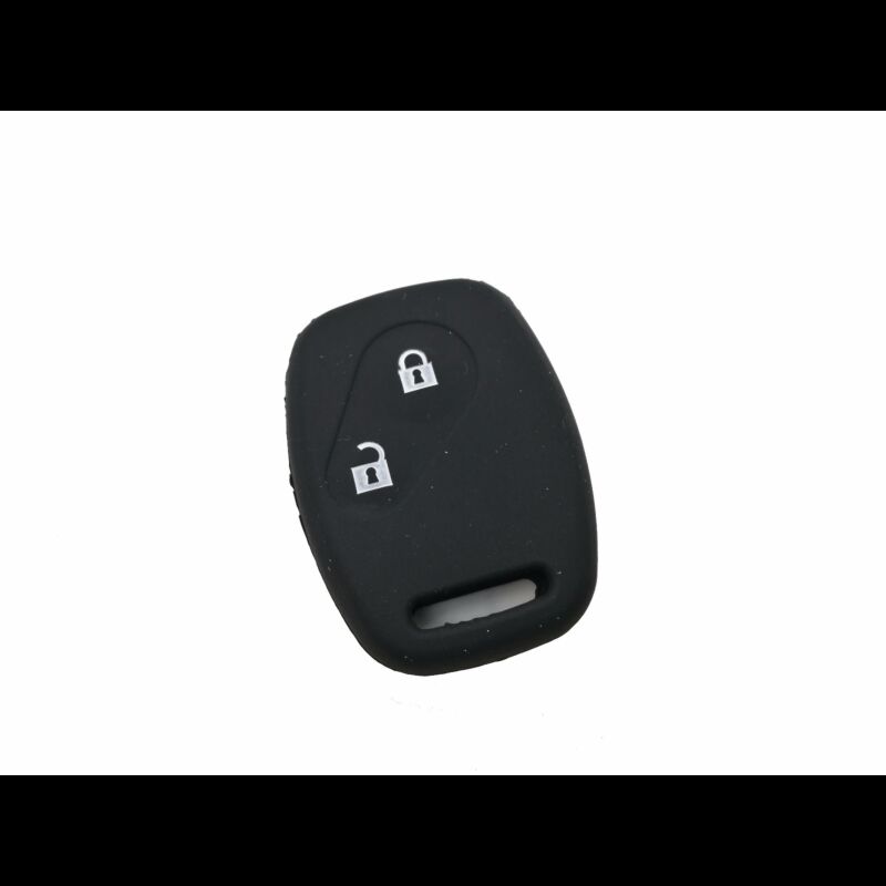 Capa silicone Honda, dois botões, negro