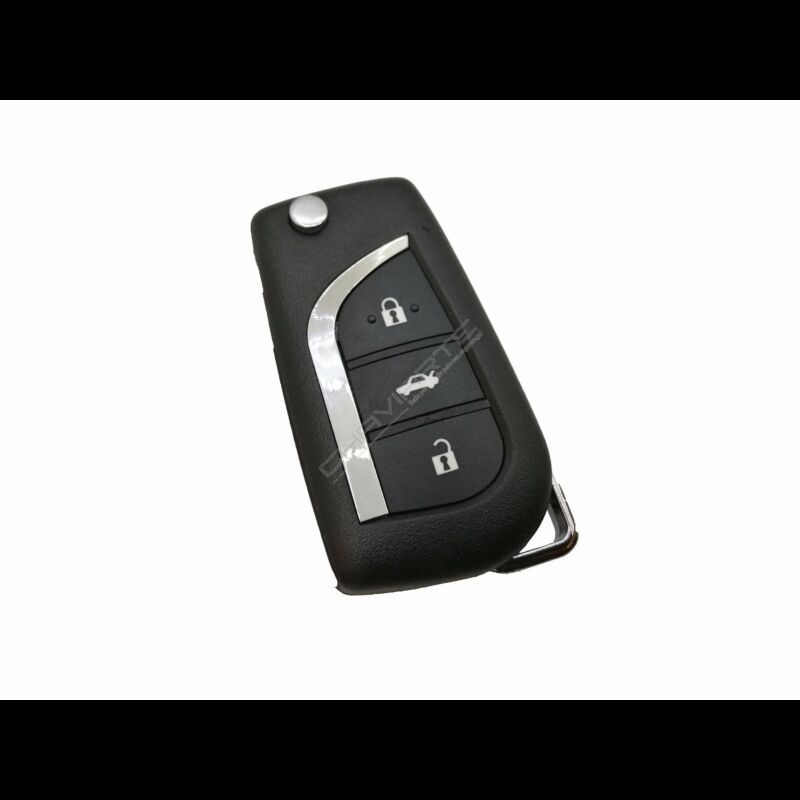 Comando Toyota Auris 3 Botões Flip 8A