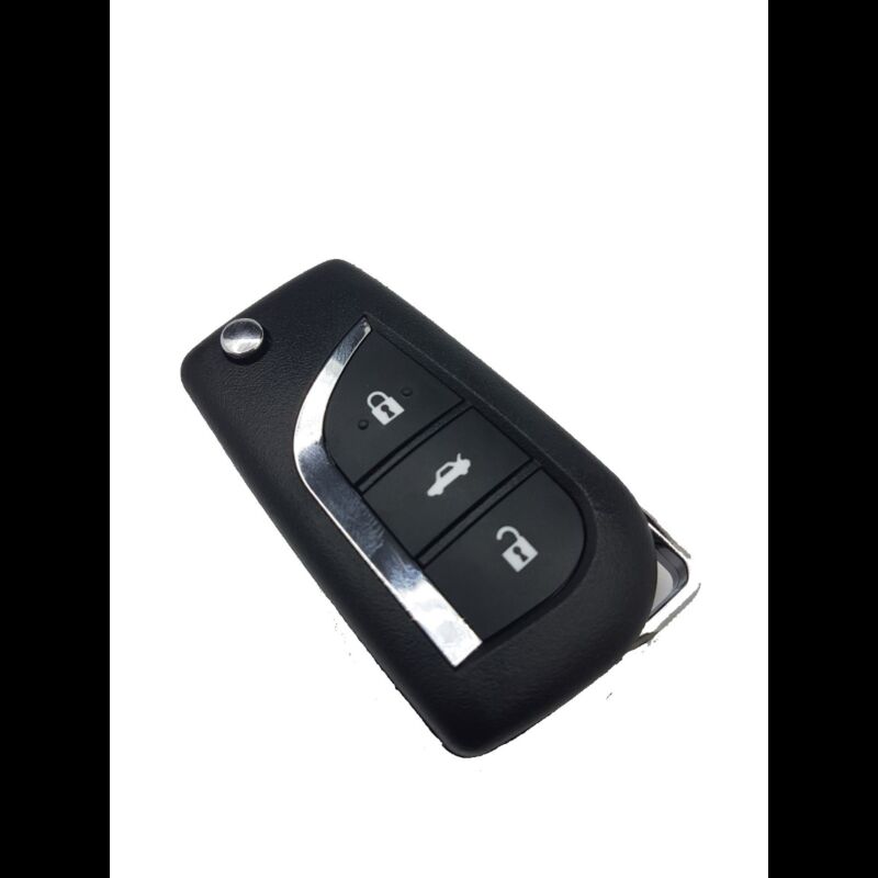 Caixa Para Comando Toyota Flip 3 Botões