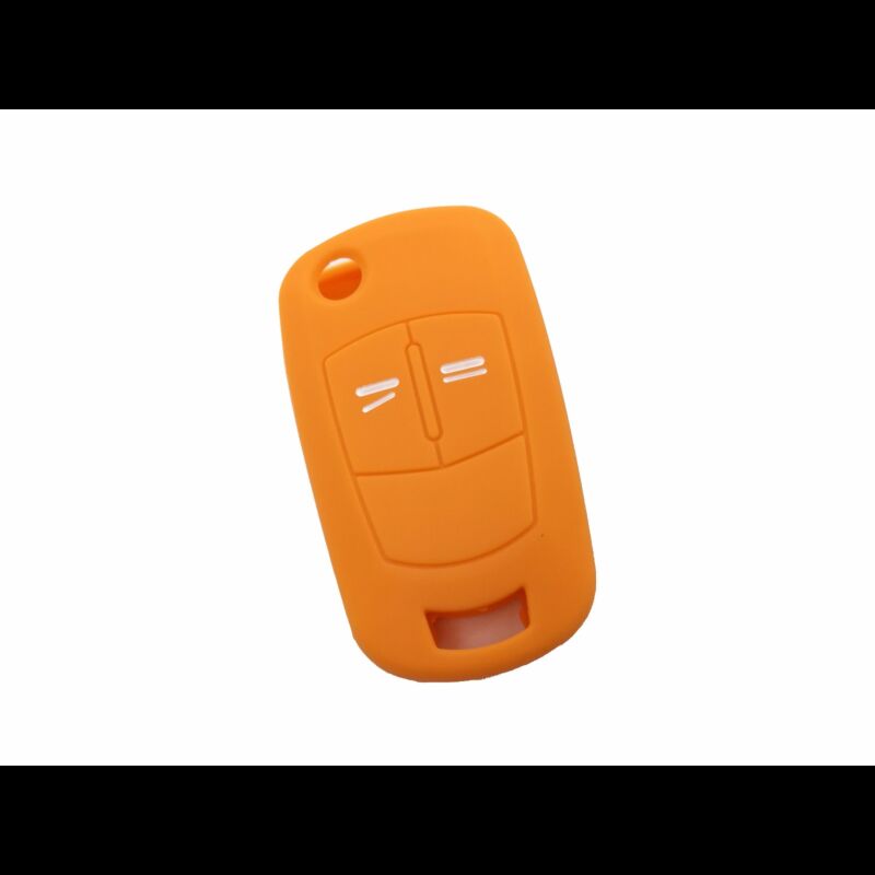 Capa silicone Opel, flip dois botões, laranja