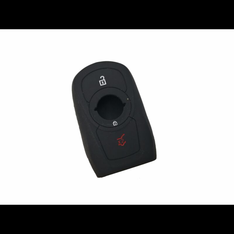 Capa silicone Opel, três botões, Smartkey proximidade, negra