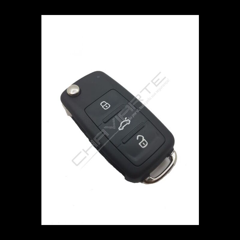 Comando VW 3 Botões ID 48 Aes Caddy (5K0837202BR)