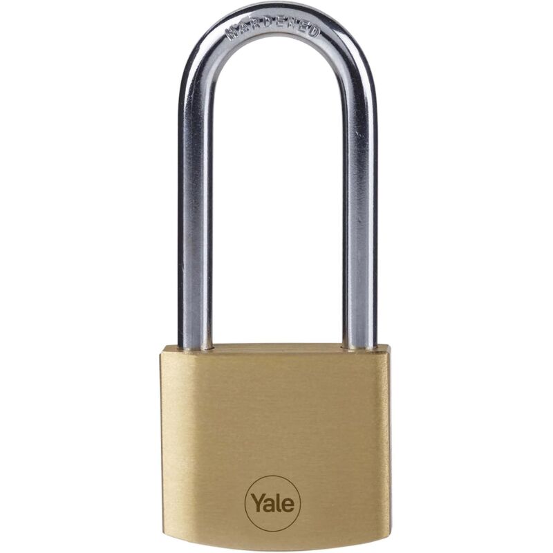 Aloquete Yale 50mm em latão com arco longo (Y110B/60/163/1)