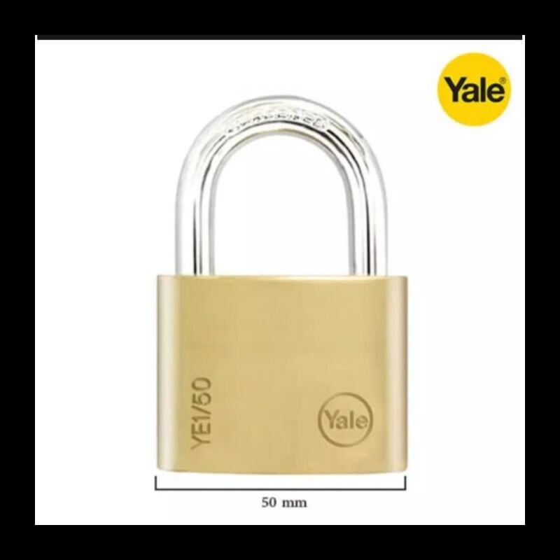 Aloquete Yale Essencial 50mm latão