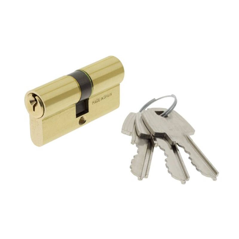 Cilindro Tesa TE5 35x45mm latonado