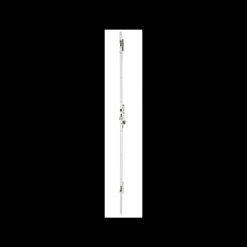 Fechadura multiponto 3 pontos TESA 4230P, chapa plana, entrada 35mm, inox