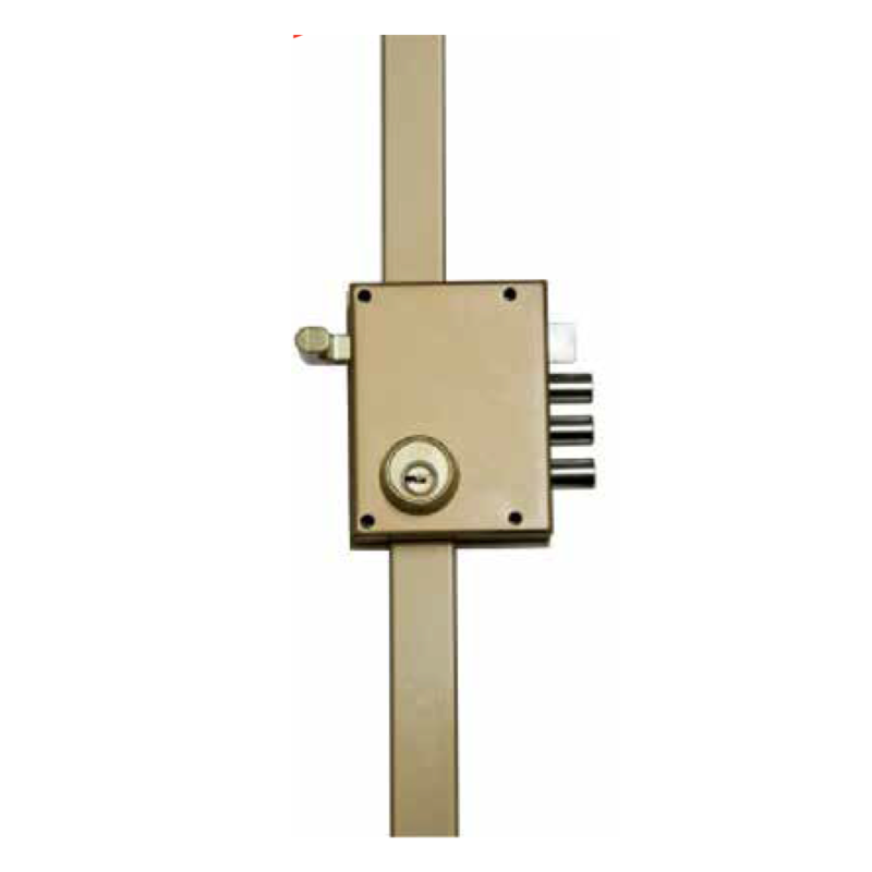 Fechadura 3 pontos UCEM 4510, entrada 40mm, de sobrepor, esquerda