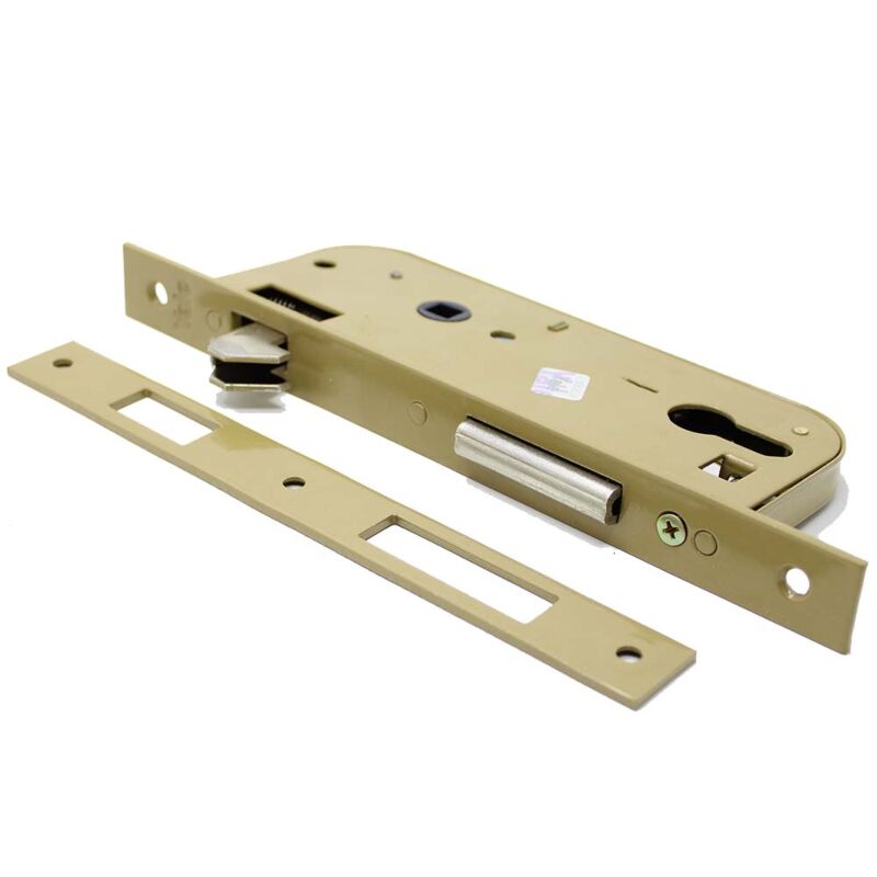 Fechadura de embutir madeira YALE 522 (tipo 790), de gancho, entrada 45 mm