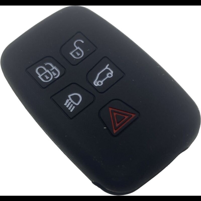 Capa silicone Land Rover, cinco botões, de proximidade, negro