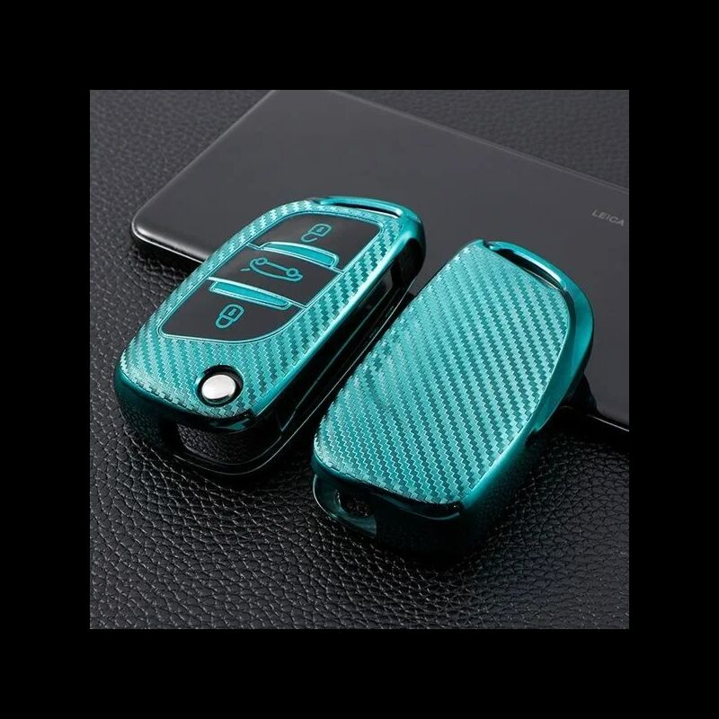 Capa TPU Citroen Três Botões Nº10 Verde