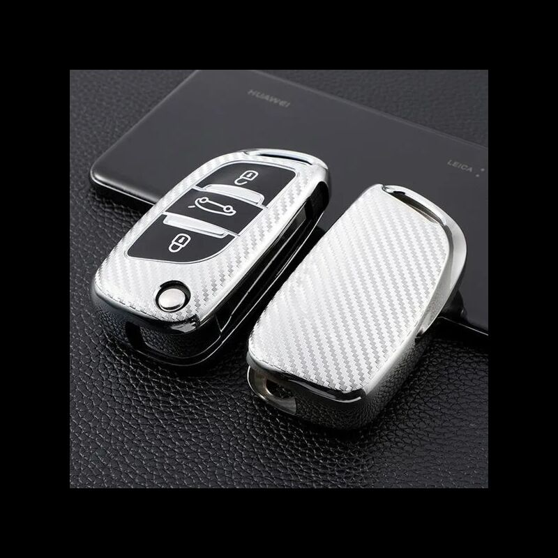 Capa TPU Citroen Três Botões Nº10 Prata