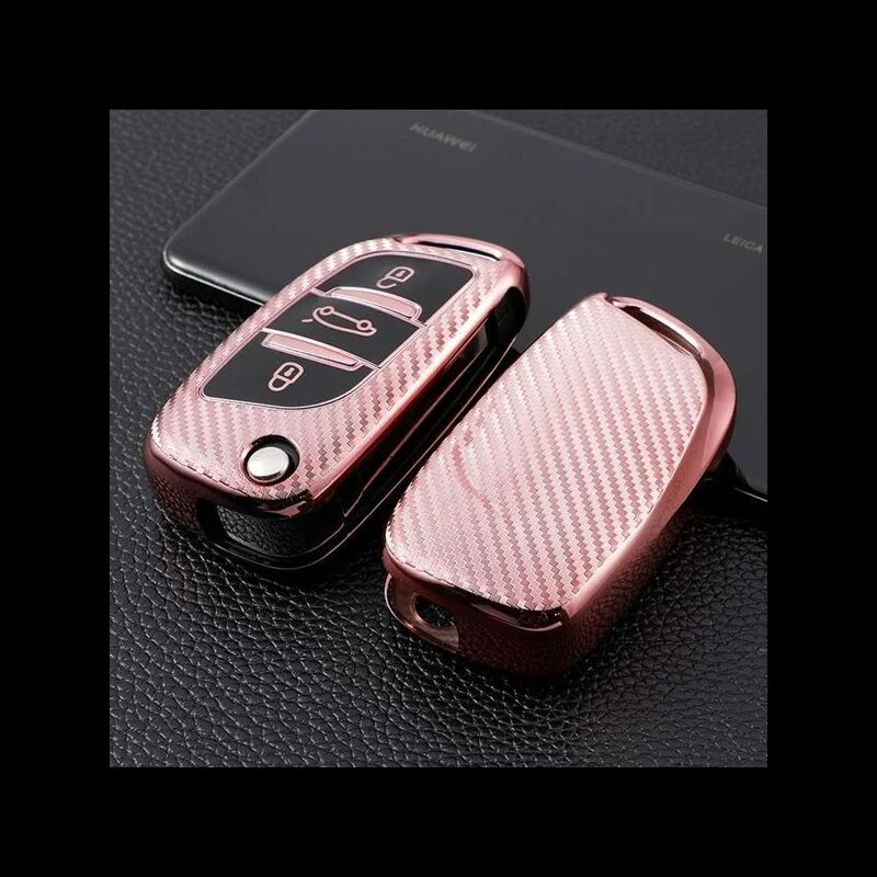 Capa TPU Citroen Três Botões Nº10 Rosa
