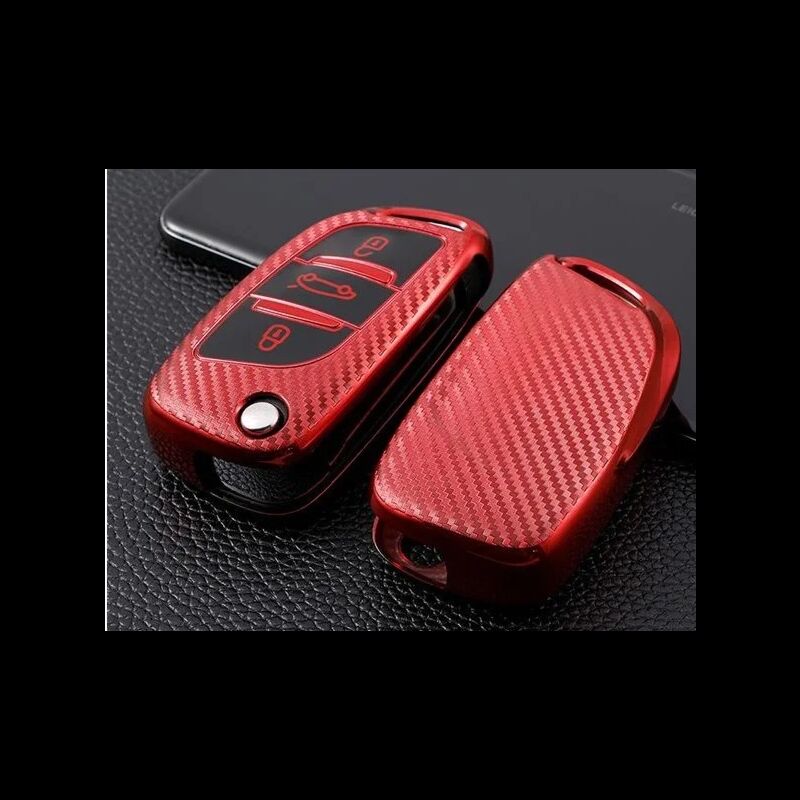 Capa TPU Citroen Três Botões Nº10 Vermelho