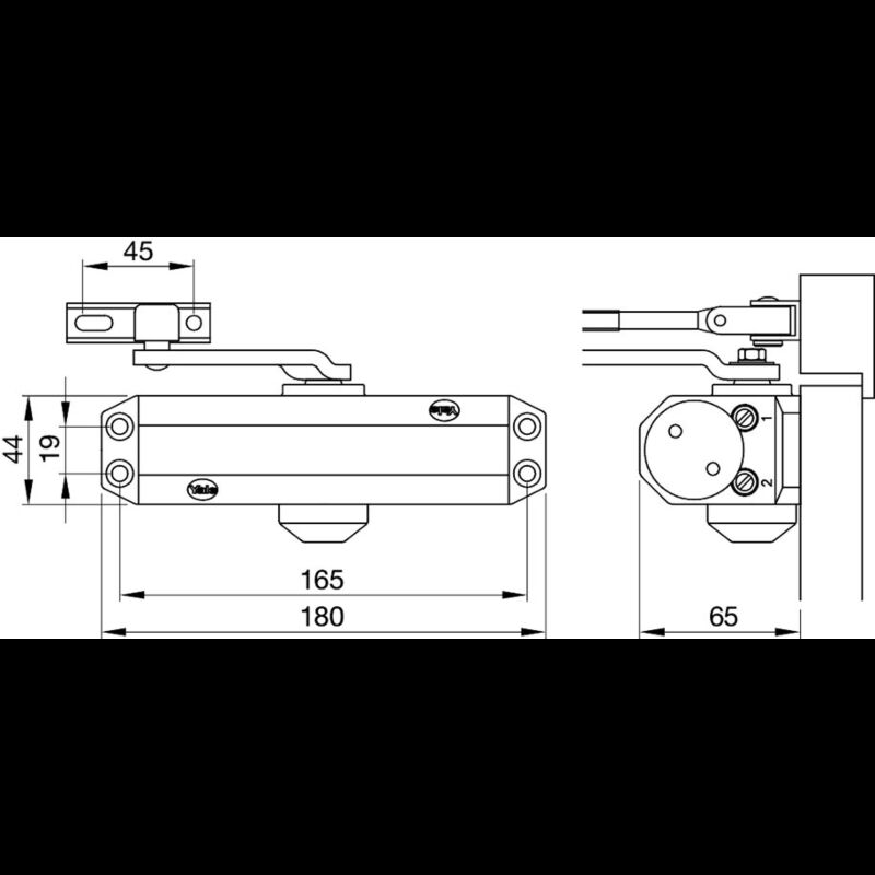 Mola Yale série 3000, branca, 30-3000-0001-00-50-11