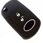 Capa silicone Land Rover, três botões, negra