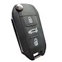 Caixa Para Comando Peugeot Flip 3 Botões (Mala)