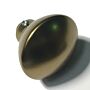 Puxador redondo Dierre New Creta PM000021, fixo, dourado