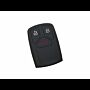 Capa silicone Audi, três botões Smart Key proximidade, negra
