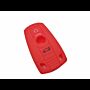 Capa silicone BMW, três botões, vermelho