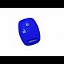 Capa silicone Honda, dois botões, azul