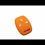Capa silicone Honda, três botões, laranja