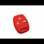 Capa silicone Honda, três botões, vermelho