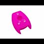 Capa silicone Mercedes, três botões, rosa