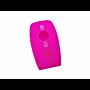 Capa silicone Mercedes, três botões, Smartkey proximidade, rosa