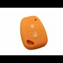 Capa silicone Renault, dois botões, laranja