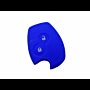 Capa silicone Renault, dois botões, azul