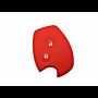 Capa silicone Renault, dois botões, vermelho