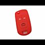 Capa silicone Opel, flip três botões,vermelho