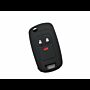 Capa silicone Opel, flip três botões, negra