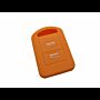 Capa silicone Opel, dois botões, laranja
