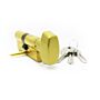 Cilindro Tesa TE5 40x40mm latonado com botão