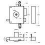 Fechadura AGC 792 10D