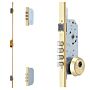 Fechadura multiponto 3 pontos TESA TLB, chapa em U, entrada 50mm, dourado esmaltado