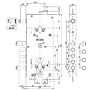 Fechadura MOTTURA 84765W800B