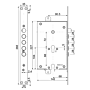 Fechadura MOTTURA 89C8798DT