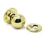 Puxador redondo Tesa 3934, rotativo, dourado