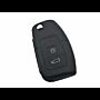 Capa silicone Ford, flip três botões, negra