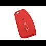 Capa silicone Ford, flip três botões, vermelho