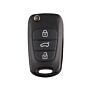 Comando Hyundai flip Três Botões - IX20 Com Id 60