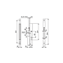 Fechadura Omec electrica Embutir Ref.1408Q  30mm