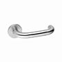 Puxador de muleta JNF, com roseta, inox satinado IN.00.028.B.R04M