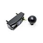 Puxador redondo Tesa MMODMBSCNE, modular, negro