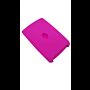 Capa silicone Renault, quatro botões, Smartkey proximidade, rosa