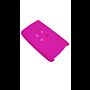 Capa silicone Renault, quatro botões, Smartkey proximidade, rosa